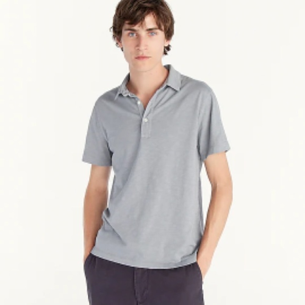 JCREW GREY POLO